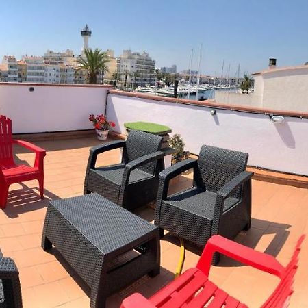 Appartement 80 M2,Port Rhodes D-2 Chambres, Terrasse Panoramique, Vue Sur Le Canal Principal D'Empuriabrava Dış mekan fotoğraf